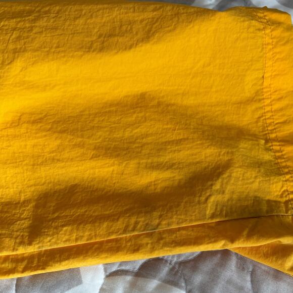Abercrombie & Fitch Vintage 90's Yellow Track Wind Pants Medium - Picture 3 of 8